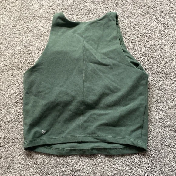 Olive green work out top - Picture 2 of 2